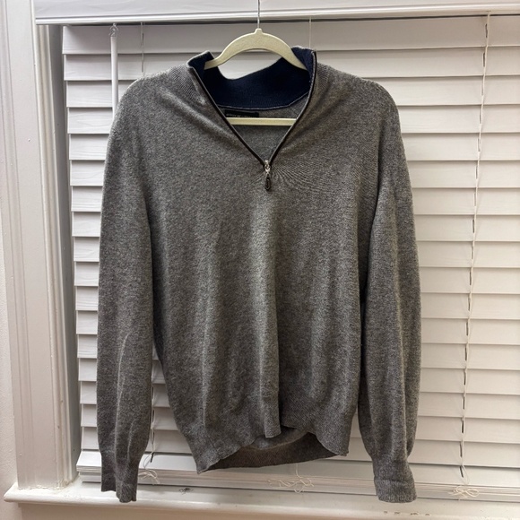 Men's  Bergdorf Goodman 100% Cashmere Made In Italy Sweater - Picture 1 of 8